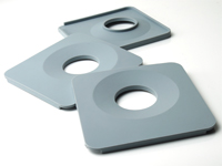 Grey Silicone Rubber Molded Shield